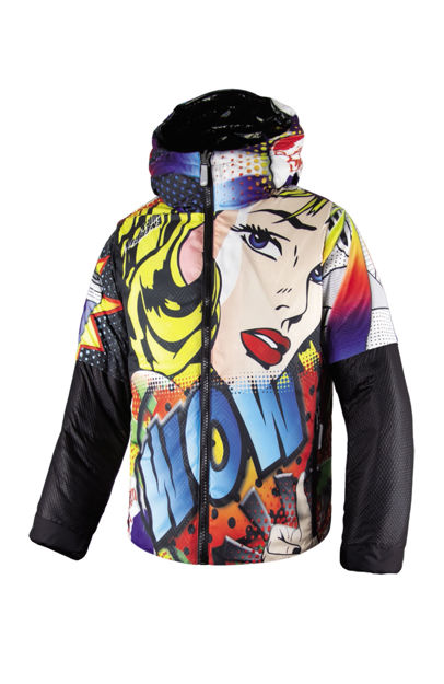 Picture of Energiapura - Pop Art Printed - Skijacket with Hood - Junior