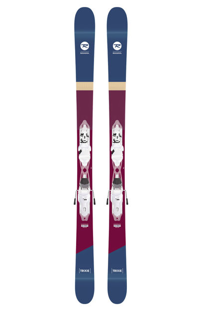 Picture of Rossignol - Trixie incl. Look XPress 10 B83 White Sparkle binding 