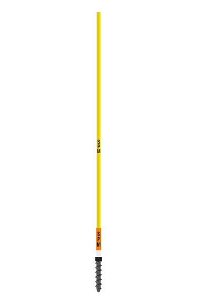 Picture of SPM - Grand Prix Slalom Brush Grip Short - Slalom Poles with plastic hinge  - 25mm