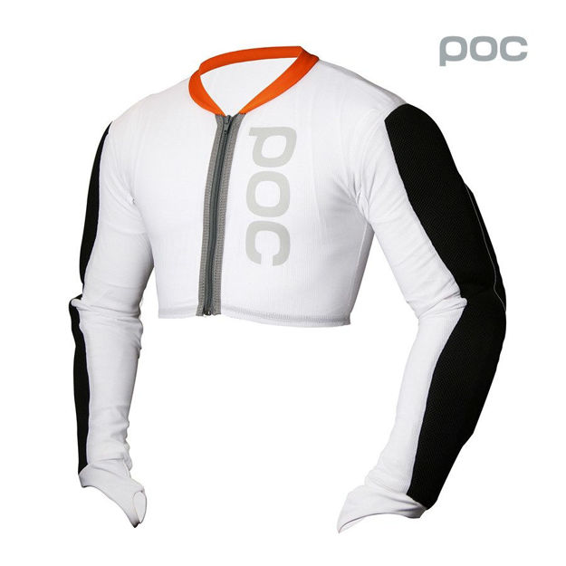 Picture of Poc Full Arm Jacket Jr - White 1001