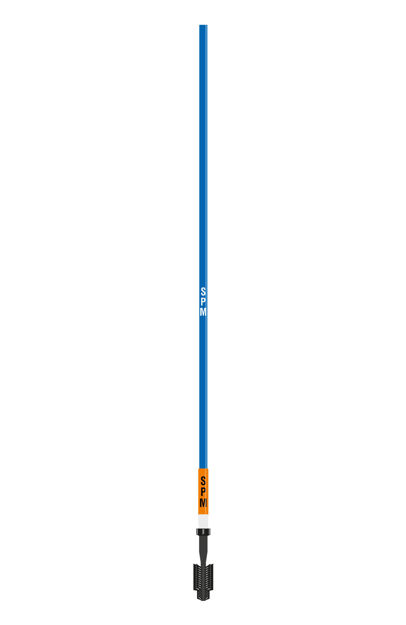 Bild von SPM – GRAND PRIX SLALOM-RENNSTAB MIT BÜRSTENGRIFF – Kunststoff-Gelenkstange, Ø 25 mm