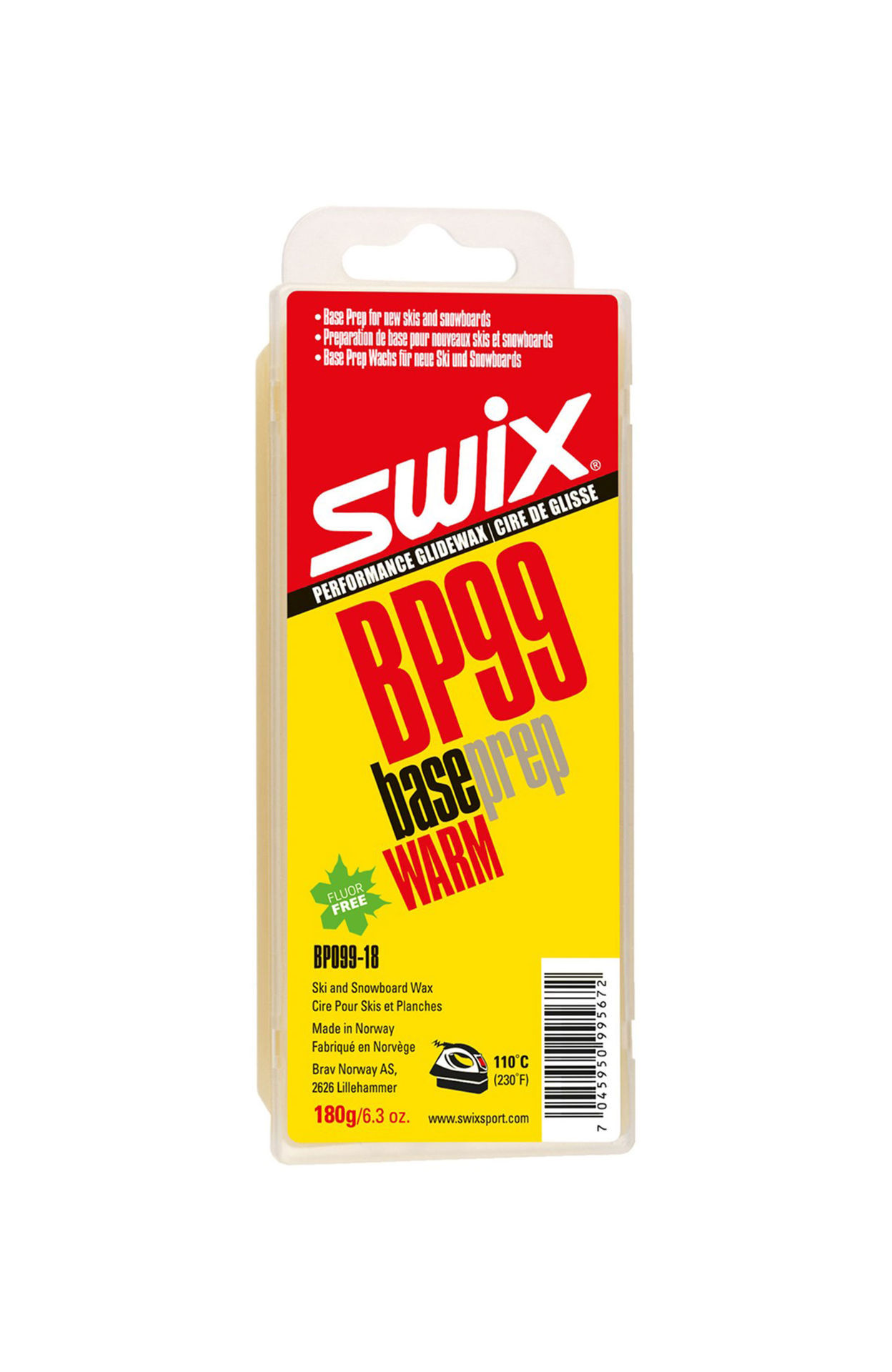 Swix Base Prep Sciolina Universale 900g Per Sci E Snowboard, Da 0°C A -10°C, Cera Da Fondo E Da Viaggio