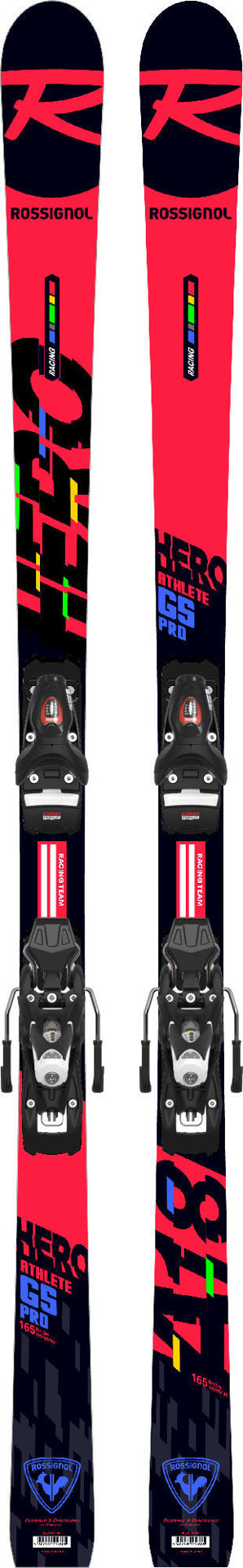 Sci Rossignol Hero Athlete SL Pro R21 Pro con attacchi NX 7 Hot Red