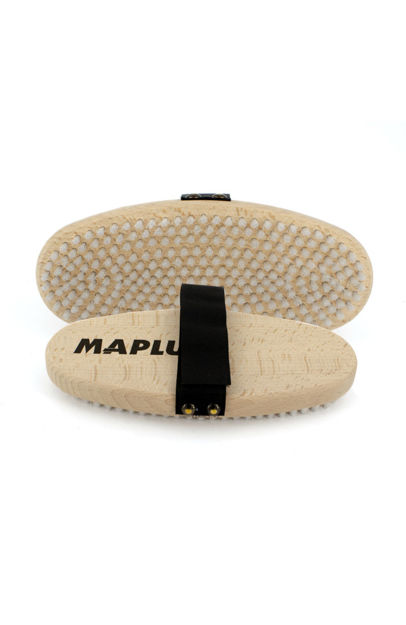 Immagine di MAPLUS SPAZZOLA MANUALE OVALE IN NYLON DURO 