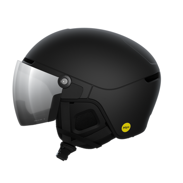 Bild von POC OBEX VISOR URANIUM BLACK MATT/CLARITY UNIVERSAL/PARTLY SUNNY/SILVER 