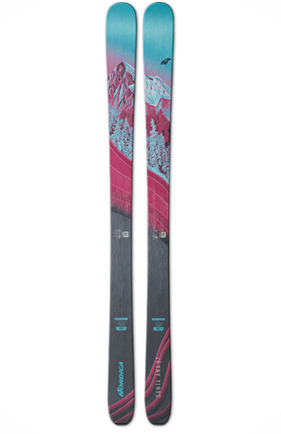 Immagine di NORDICA SANTA ANA 87 FLAT - WOMEN'S ALL-MOUNTAIN SKI - BLUE/PURPLE
