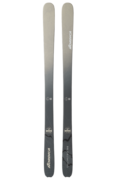 Bild von NORDICA UNLIMITED 88 (FLAT) – SAND/GRAU – TOURING-/ALL-MOUNTAIN-SKI