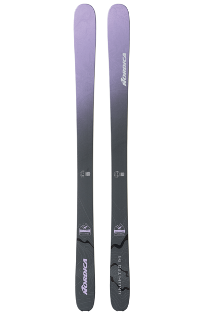 Immagine di NORDICA UNLIMITED 94 (FLAT) – VIOLA/GRIGIO – SCI TOURING/FREERIDE