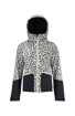 Picture of ROSSIGNOL W ROCHRUN ALLOVER JKT LEOPARD PRINT