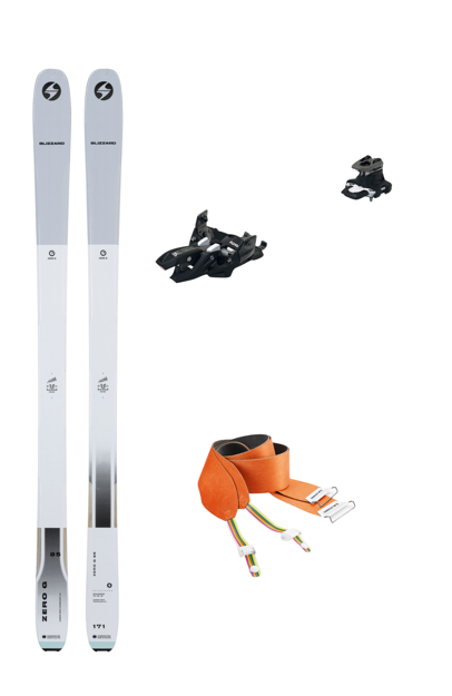 Immagine di SET - Blizzard Zero G 85 (Flat) + Marker Alpinist 10 (90 mm) + Zero G 85 Pelle