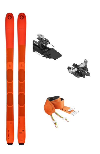 Bild von SET - BLIZZARD Zero G 095 (Flat) + ATK Raider 12 – 97 mm Brake+ Zero G 85 Skin