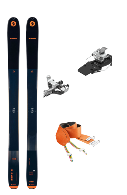 Immagine di SET – Blizzard Zero G 105 (Flat) + Blizzard Crest 10 LT – 108 mm Brake + Zero G 85 Pelle