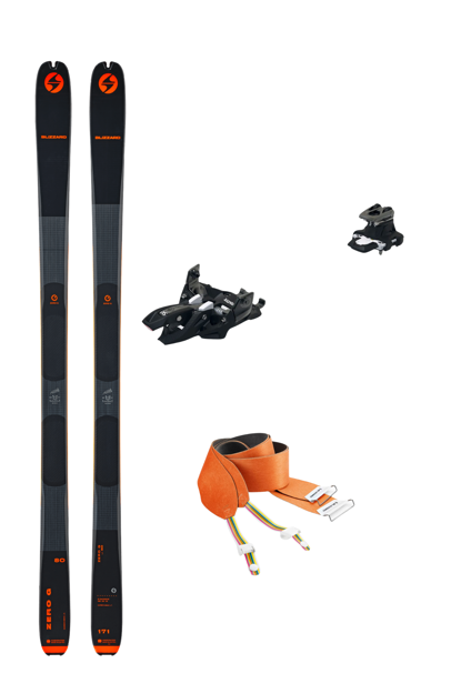 Bild von SET – Blizzard Zero G LT 80 (Flat) + Marker Alpinist 10 – 90 mm + Zero G 85 Skin