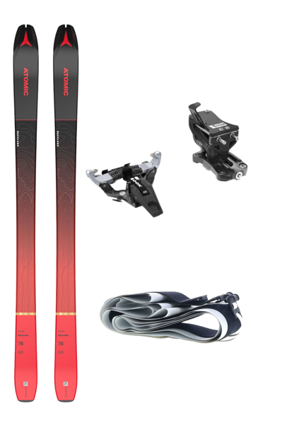 Immagine di SET – Atomic Backland 78 + Look ST 10 Black + Pelle78/80
