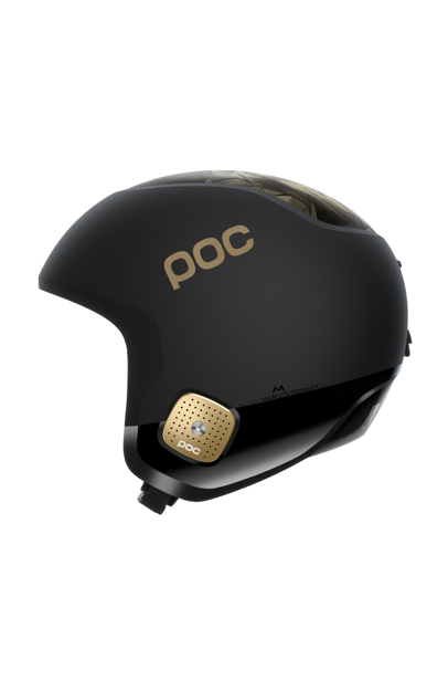 Immagine di POC SKULL DURA JR MARCO ODERMATT CASCO - URANIUM BLK/PODIUM GOLD