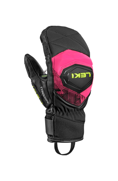 Bild von LEKI HS WCR PRO TR JR MITT - BLACK/NEON YELLOW/PINK