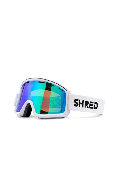 Picture of SHRED MONOCLE PURE WHITE GOGGLES - CBL PLASMA MIRROR