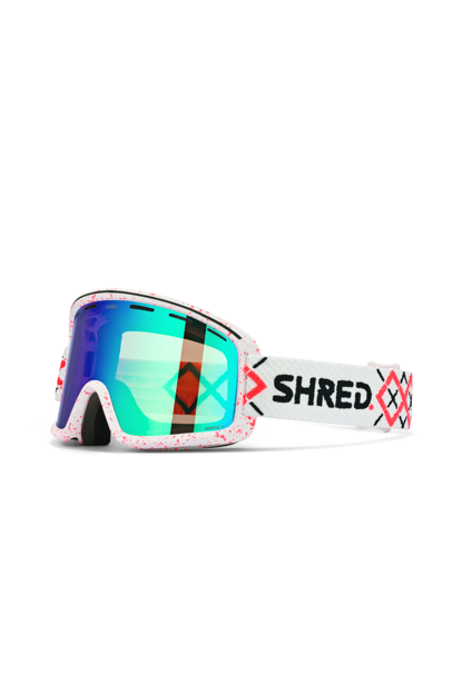Picture of SHRED MONOCLE BIGSHOW WHITE/RUST GOGGLES - CBL PLASMA