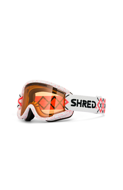 Immagine di SHRED NASTIFY BIGSHOW WHITE/RUST MASCHERA SCI - CARAMEL