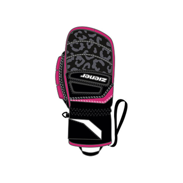 Bild von ZIENER LOPAKI-Z AS® PR JR MITTEN - BLACK/POP PINK